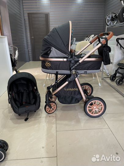 Коляска Luxmom 3в1 новая