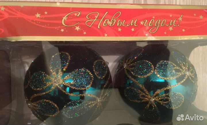 Новые елочные шары,ручная роспись