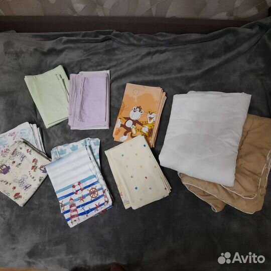 Детское постельное белье бу