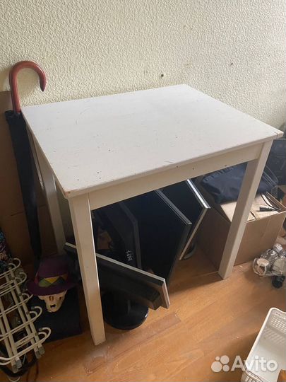 Стол белый IKEA Олмстад 70*55*73 см