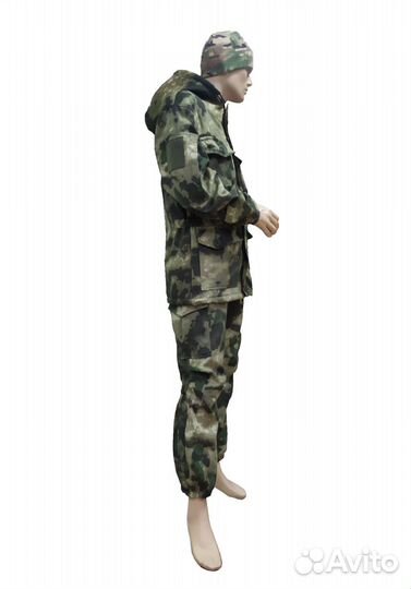 Костюм Горка-8 деми на флисе тигр, мох, мультик