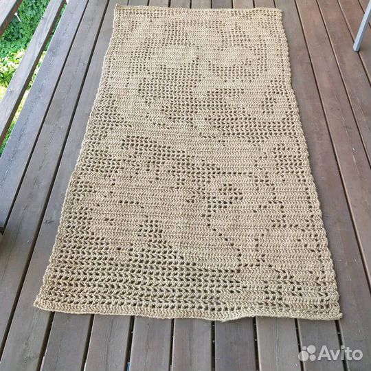 Ковер вязаный