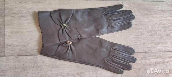 Перчатки кожаные