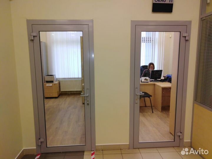 Дверь алюминиевые