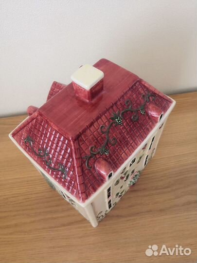 Домик керамический - шкатулка 