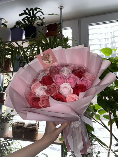 Букет из мыла