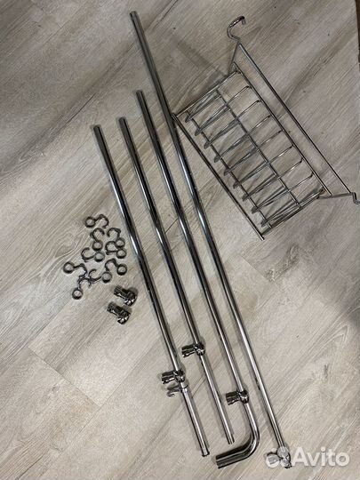 Рейлинги для кухни, крючки, сушилка для посуды