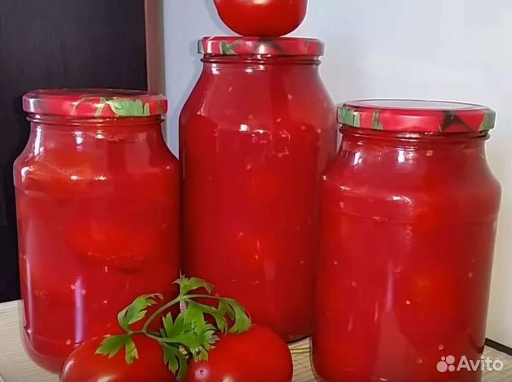 Помидоры в собственом соку