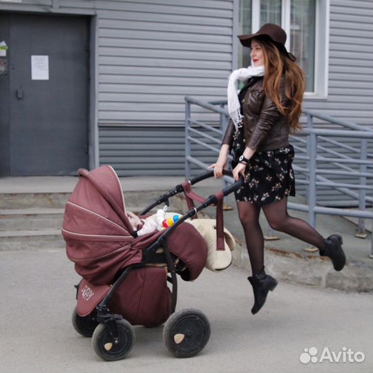 Коляска tutis zippy 2 в 1 + муфта + органайзер