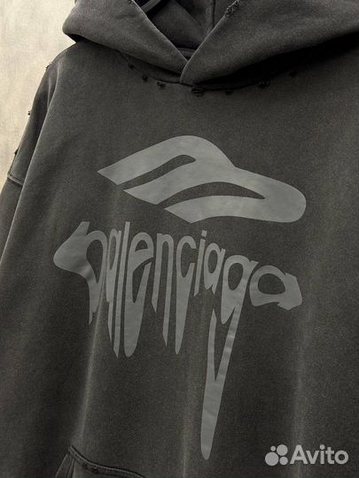 Худи Balenciaga оверсайз (тренд 2025)