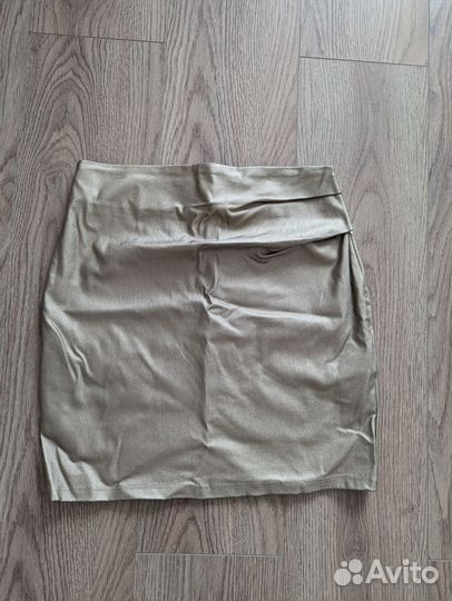 Юбка золотистая М