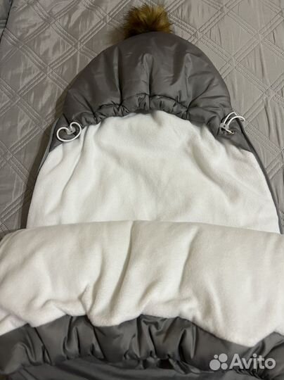 Зимний конверт в коляску 68р