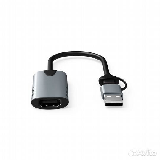 Адаптер видеозахвата HU-04A hdmi-USB/Type-C