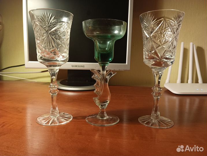 Бокалы хрустальные СССР