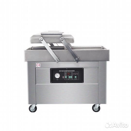 Напольная двухкамерная вакуум-упаковочная машина