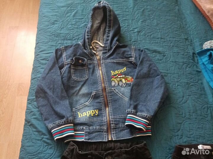 Джинсовка для мальчика 104 и джинсы 104