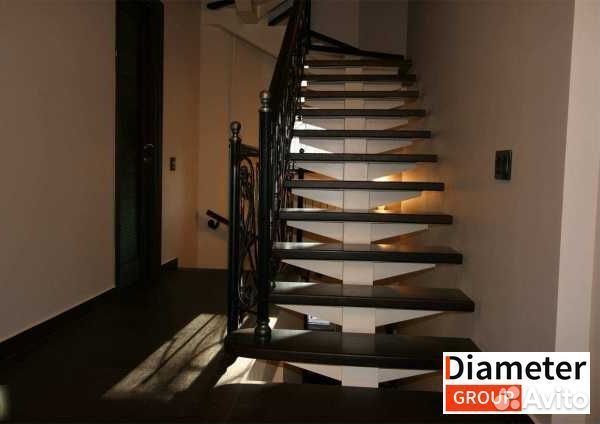 Производство качественной лестницы с освещением