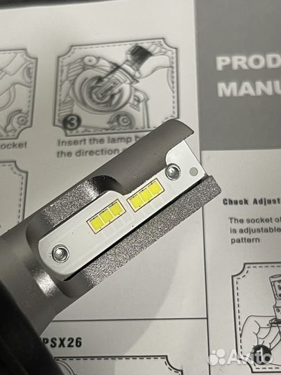 Светодиодные лампы головного света LED h4