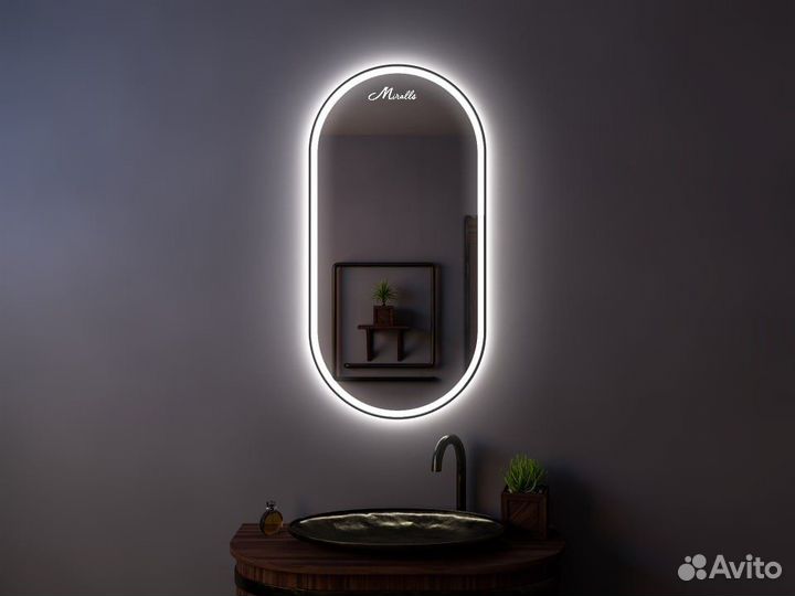 Зеркало в тонкой раме Ameli Plus Miralls