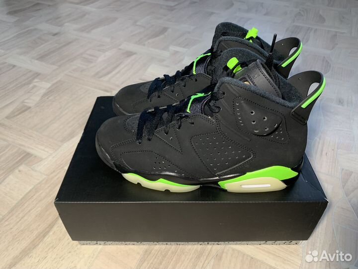 Air Jordan 6 Retro electric green оригинал 40,40.5