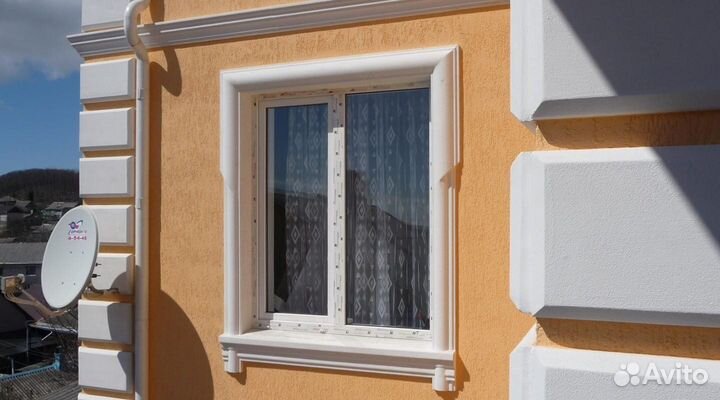 Фасадный декор из пенопласта / фасадный декор