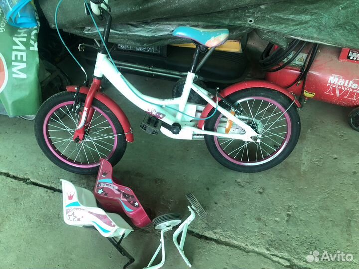 Детский велосипед для девочки 16