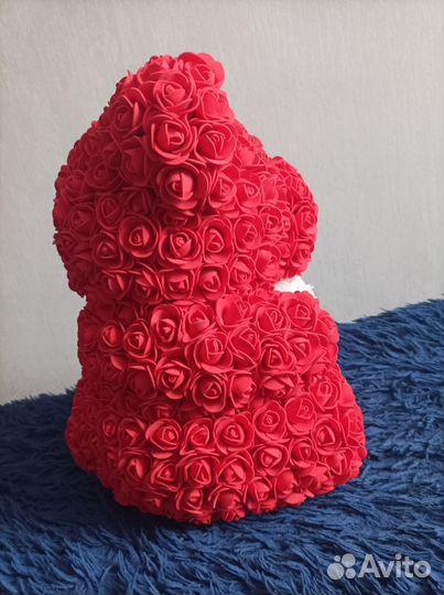 Мишка из роз 40 см