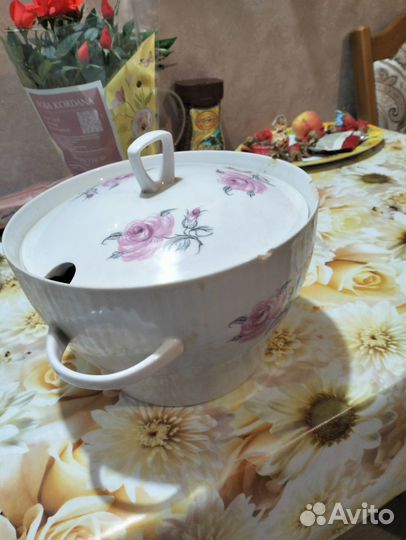 Супница фарфор СССР