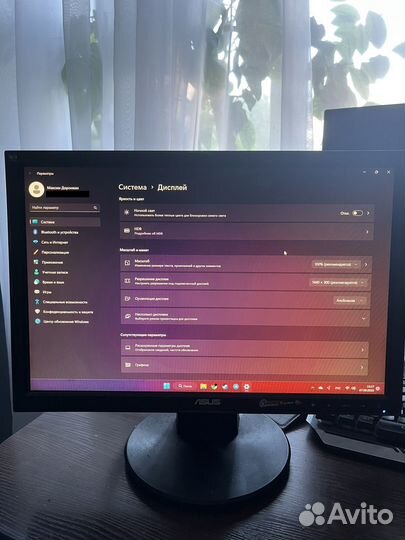 Монитор asus 19 диагональ 75гц