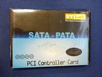 StLab SATA PATA PCI Controller Card A-214