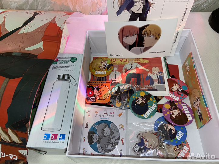 Подарочный аниме бокс чиби фигурка(в подарок)