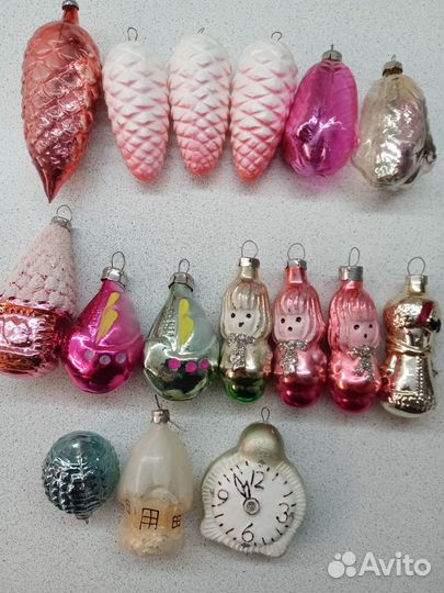Елочные игрушки СССР одним лотом