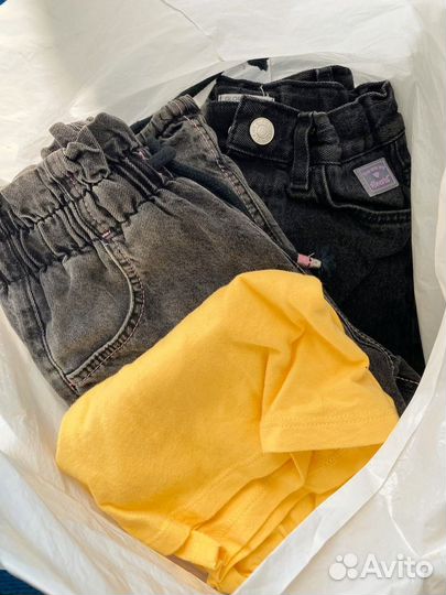 Детские вещи пакетом на девочку 74-92