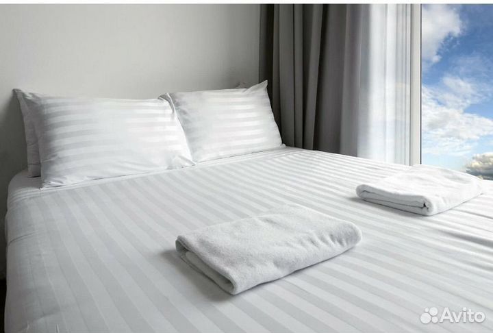 Простыня двойная Отельная