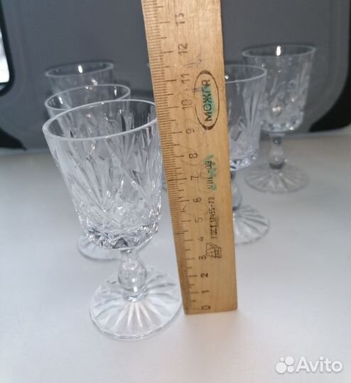 Хрустальные рюмки на ножке СССР