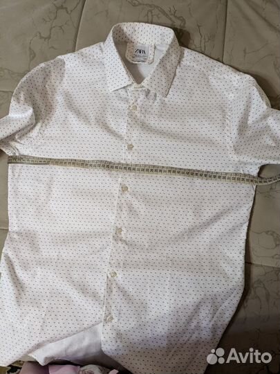 Мужская рубашка белая Zara