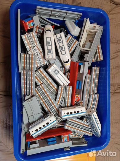 Игрушка железная дорога б/у