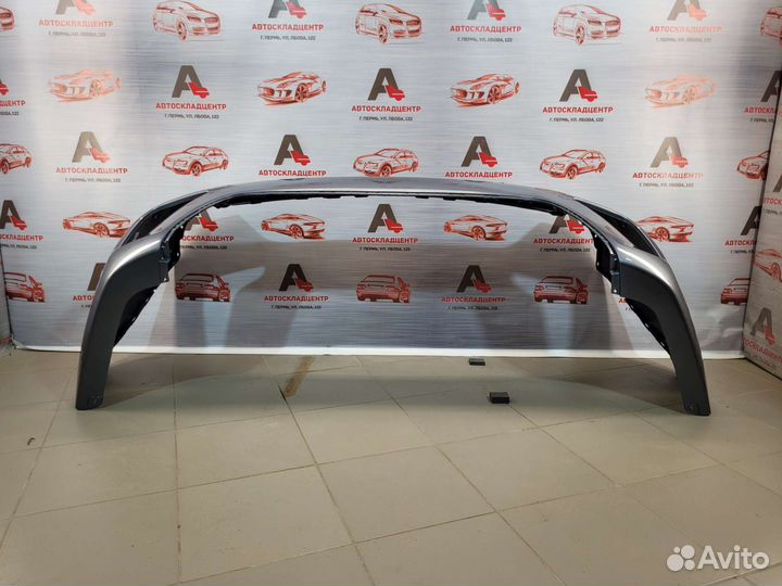 Бампер задний Kia Rio 4 в цвет серый