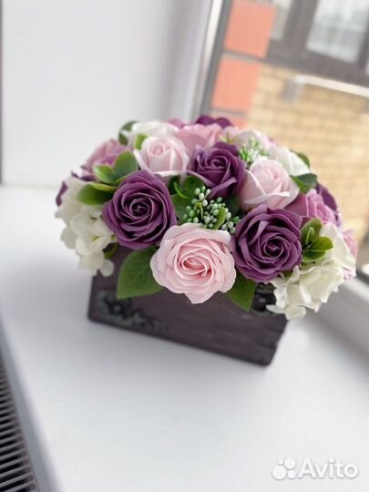 Букет цветов из мыла