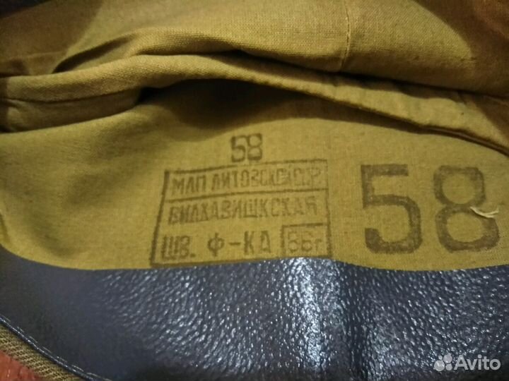 Пилотка солдатская, СССР, оригинал,80гг