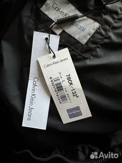 Пуховик мужской calvin klein jeans