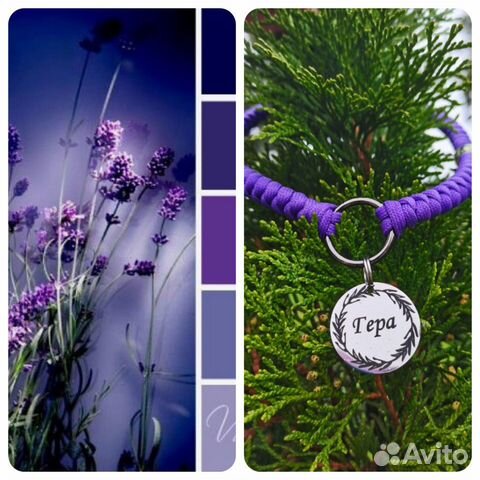 Адресник для собаки. Плетёный шнурок