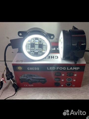 Led противотуманные фары на Форд фокус 70w с дхо