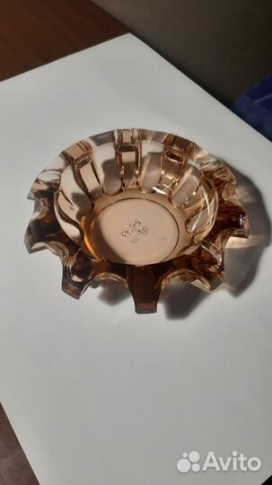 Пепельница цветное стекло СССР