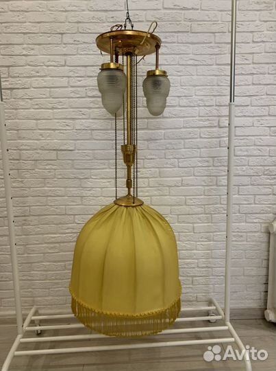 Люстра телескоп старинная раздвижная