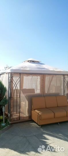 Каркас беседки металлическая бу без шатра
