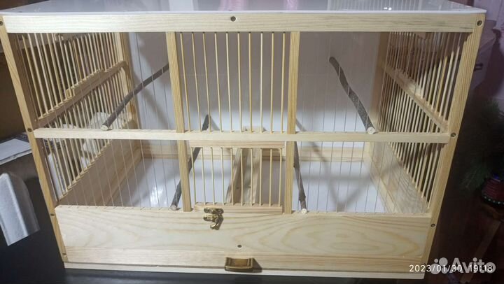 Прозрачные клетки для певчих птиц