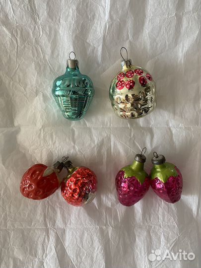 Елочные игрушки СССР 'Лукошко'