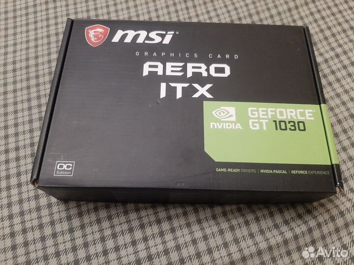 Видеокарта MSI GT 1030 Aero 2gb