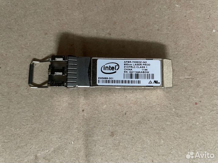 Dell Intel X520-DA2 с SFP+ модулями